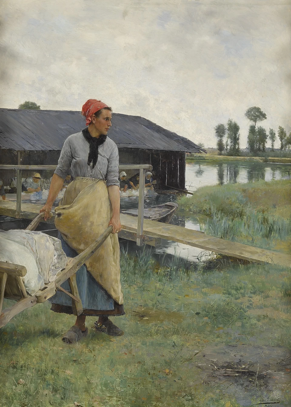Luis Jiménez Aranda - Giorno di bucato sulla Senna